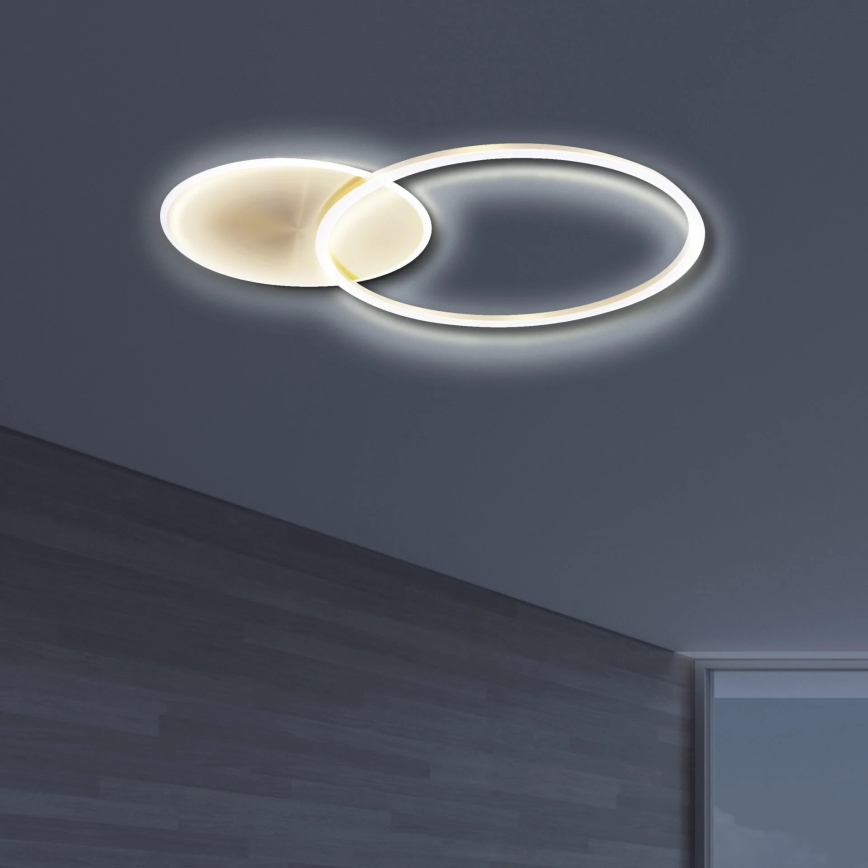 LED Stropna svjetiljka ROMAN LED/33W/230V 4000K zlatna