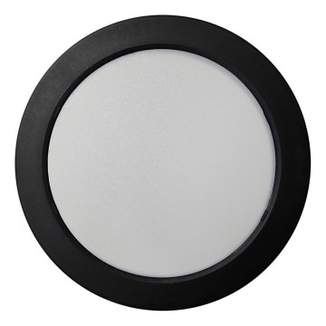 LED Stropna svjetiljka ROUND LED/18W/230V 4000K pr. 21,7 cm crna