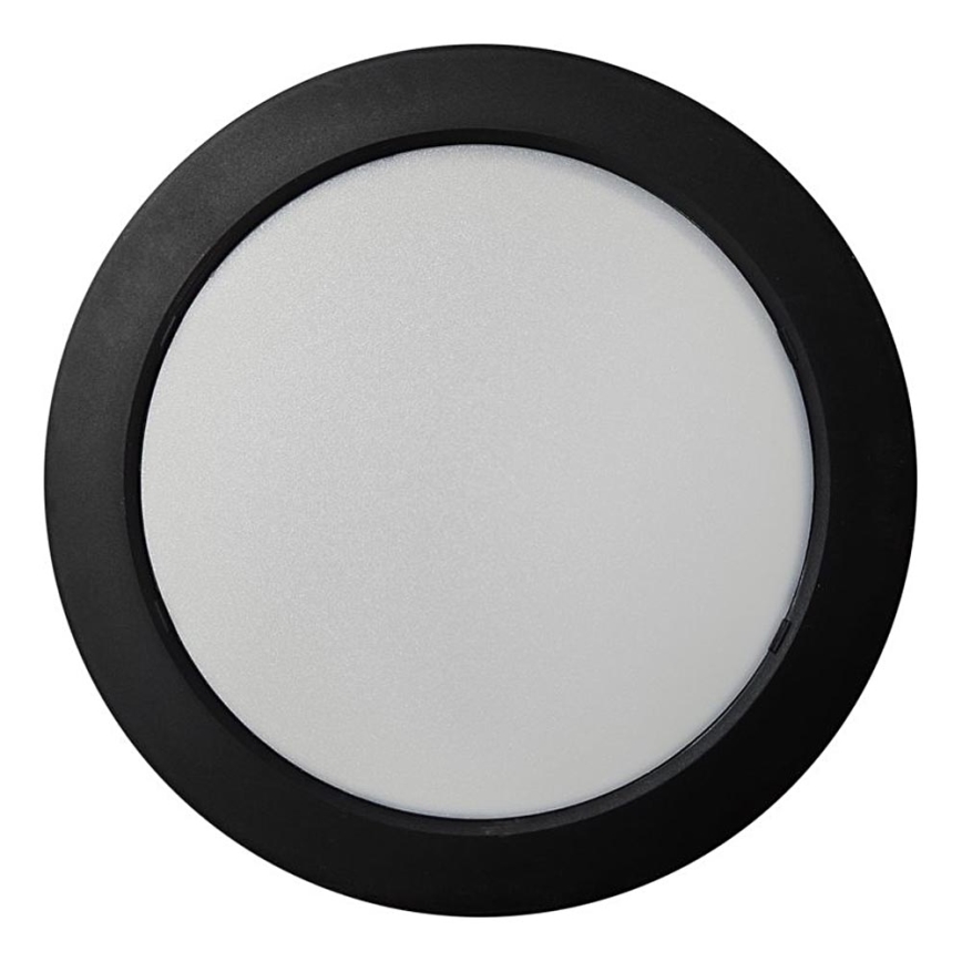 LED Stropna svjetiljka ROUND LED/18W/230V 4000K pr. 21,7 cm crna