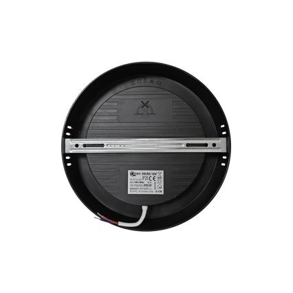 LED Stropna svjetiljka ROUND LED/18W/230V 4000K pr. 21,7 cm crna