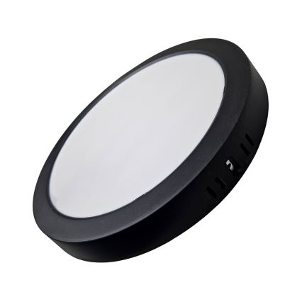 LED Stropna svjetiljka ROUND LED/24W/230V 4000K pr. 28,8 cm crna