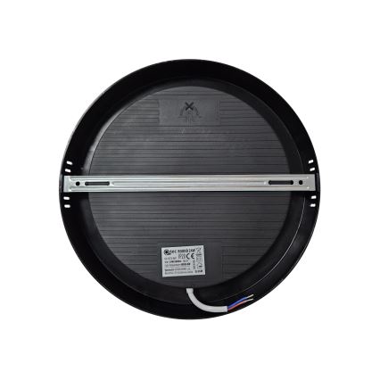 LED Stropna svjetiljka ROUND LED/24W/230V 4000K pr. 28,8 cm crna