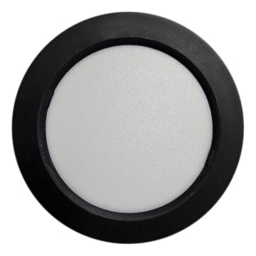 LED Stropna svjetiljka ROUND LED/6W/230V 4000K pr. 12,1 cm crna