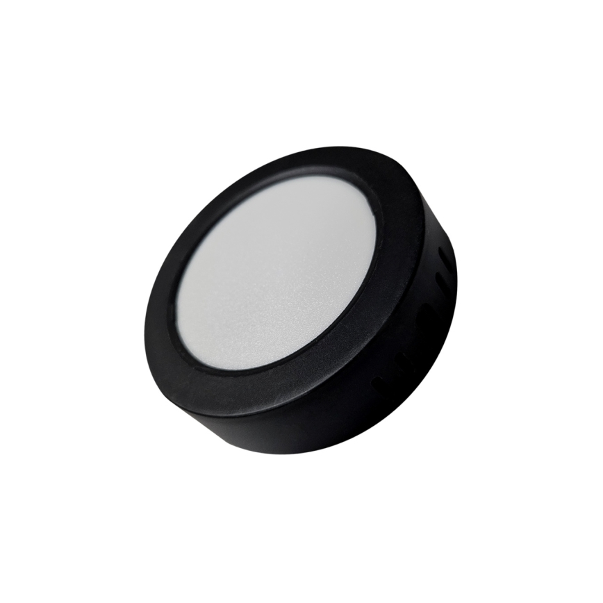LED Stropna svjetiljka ROUND LED/6W/230V 4000K pr. 12,1 cm crna