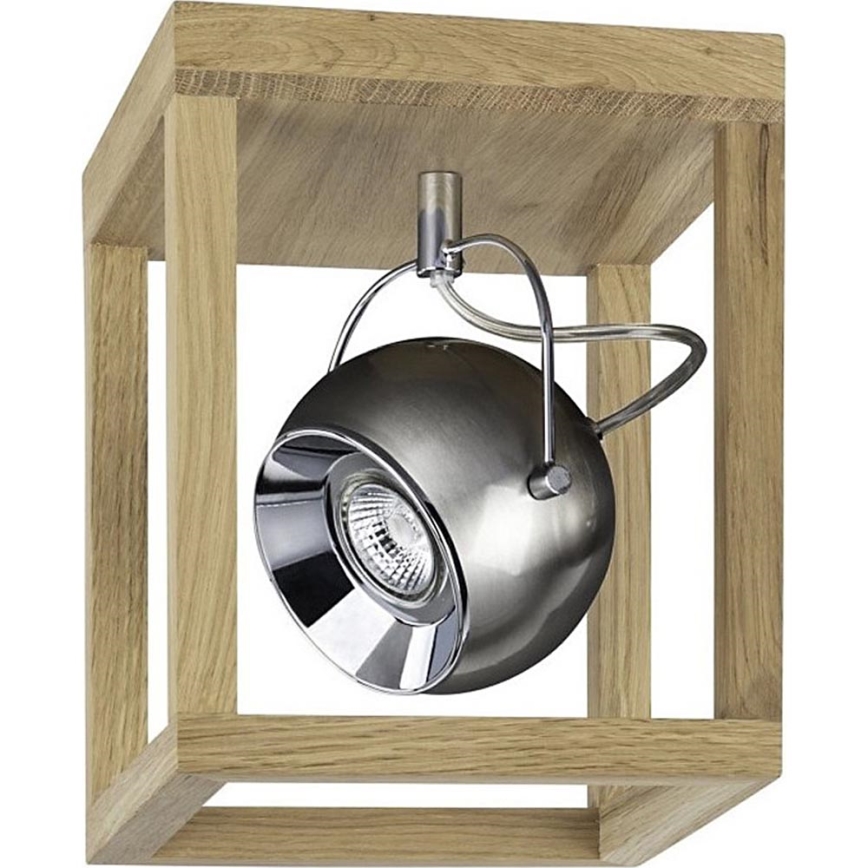 LED Stropna svjetiljka ROY 1xGU10/5W/230V mat hrast