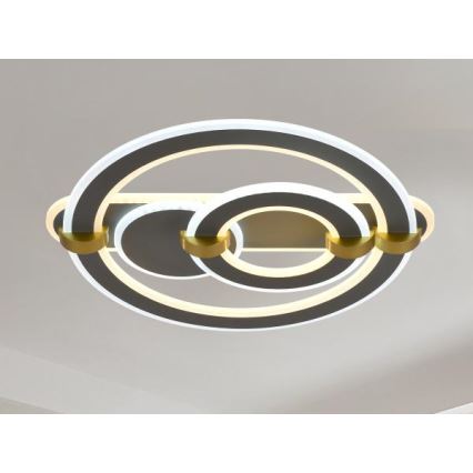 LED stropna svjetiljka s mogućnošću prigušivanja LED/120W/230V 3000-6500K + daljinsko upravljanje