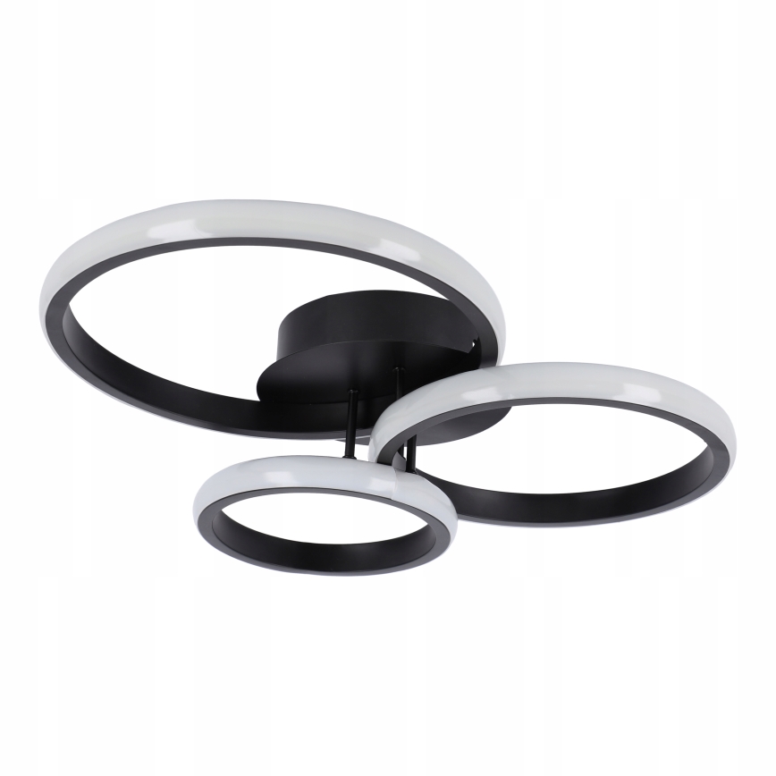 LED stropna svjetiljka s prigušivanjem LED/70W/230V 3000-6500K crna + daljinski upravljač