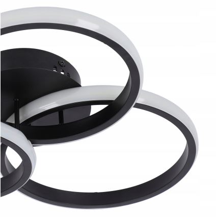 LED stropna svjetiljka s prigušivanjem LED/70W/230V 3000-6500K crna + daljinski upravljač