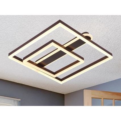LED stropna svjetiljka s mogućnošću prigušivanja LED/95W/230V 3000-6500K + daljinski upravljač