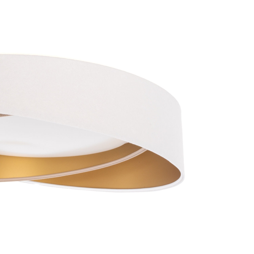 LED prigušivo stropno svjetlo SMART GALAXY MODERN LED/24W/230V 3000-6500K Ø 55 cm bijela/bež/zlatna + daljinski upravljač
