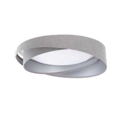 LED prigušiva stropna svjetiljka SMART GALAXY MODERN LED/24W/230V 3000-6500K Ø 55 cm siva/srebrna + s daljinskim upravljačem