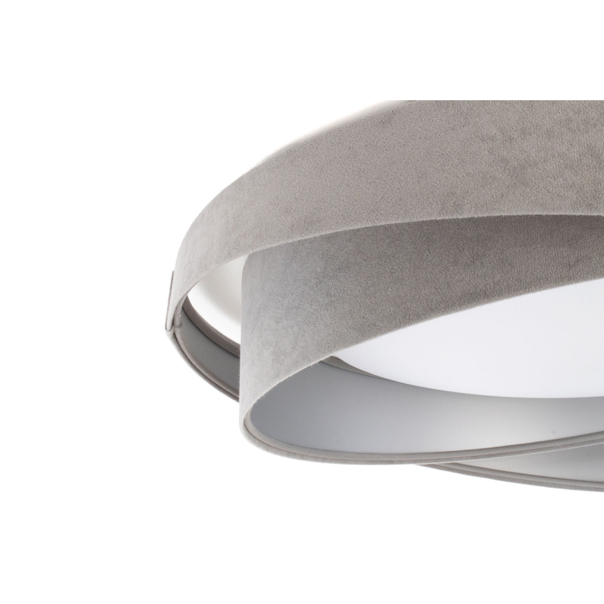 LED prigušiva stropna svjetiljka SMART GALAXY MODERN LED/24W/230V 3000-6500K Ø 55 cm siva/srebrna + s daljinskim upravljačem