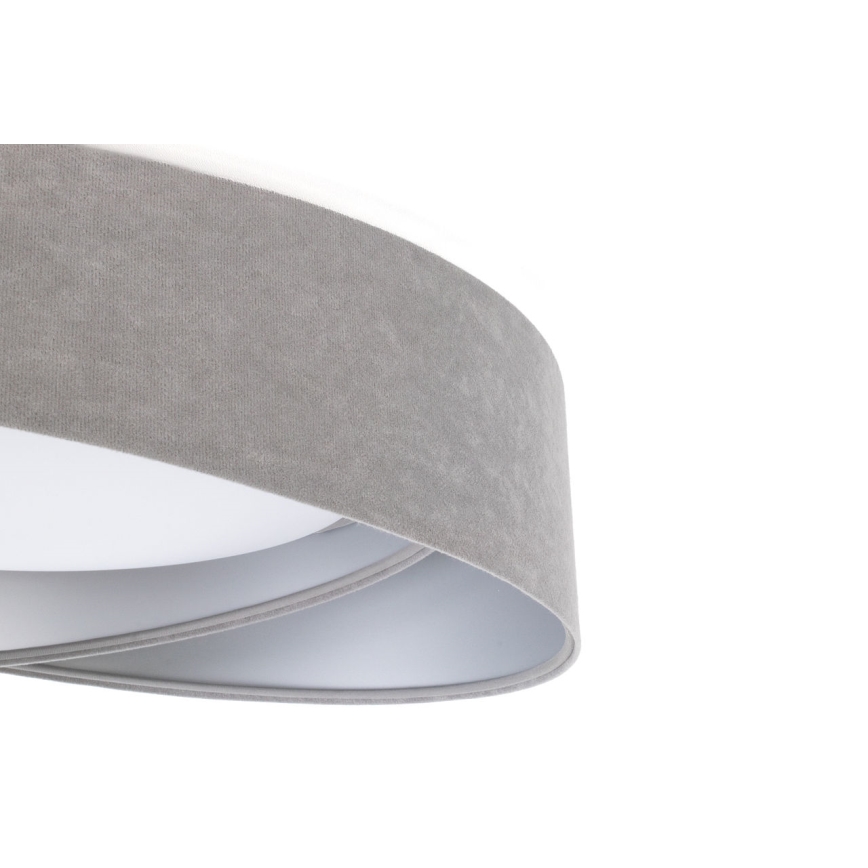 LED prigušiva stropna svjetiljka SMART GALAXY MODERN LED/24W/230V 3000-6500K Ø 55 cm siva/srebrna + s daljinskim upravljačem