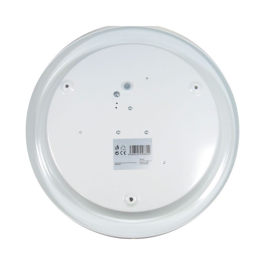 LED Stropna svjetiljka s PIR senzorom LED/16W/230V 4000K