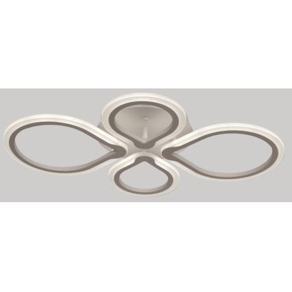 LED Dimmabilno stropno svjetlo TRIESTE 1xLED/52W/230V + daljinski upravljač