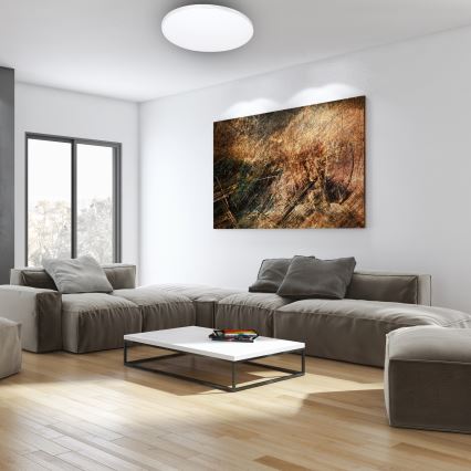 LED stropna svjetiljka s prigušivanjem SIENA LED/68W/230V + daljinski upravljač