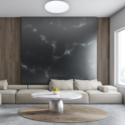 LED stropna svjetiljka s prigušivanjem SIENA LED/68W/230V + daljinski upravljač