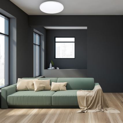 LED stropna svjetiljka s prigušivanjem SIENA LED/68W/230V + daljinski upravljač