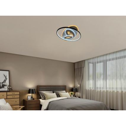LED stropna svjetiljka s prigušivanjem LED/105W/230V 3000-6500K + daljinski upravljač