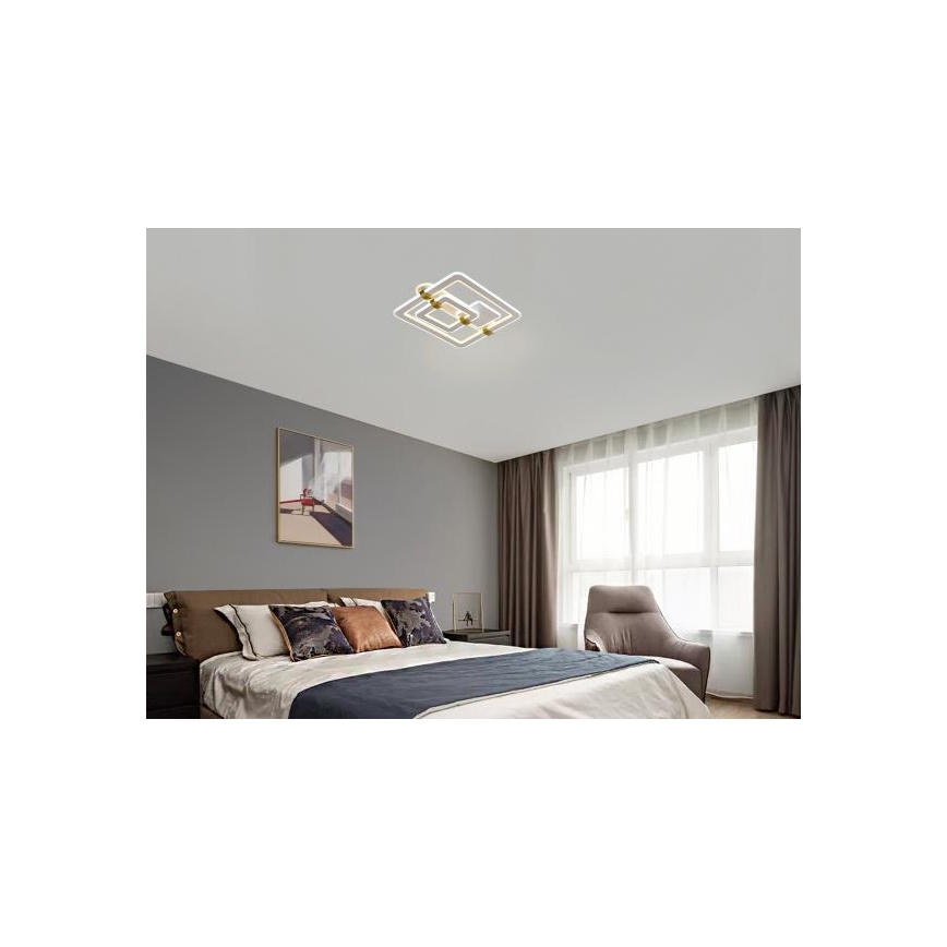 LED stropna svjetiljka s prigušivanjem LED/140W/230V 3000-6500K + daljinski upravljač