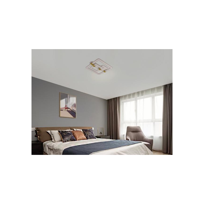 LED stropna svjetiljka s prigušivanjem LED/140W/230V 3000-6500K + daljinski upravljač