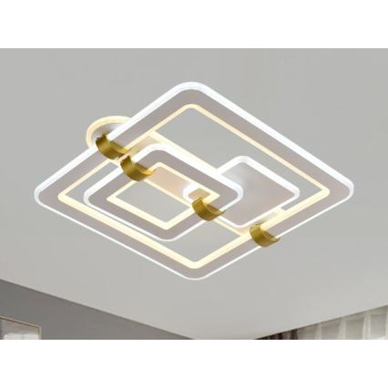 LED stropna svjetiljka s prigušivanjem LED/140W/230V 3000-6500K + daljinski upravljač