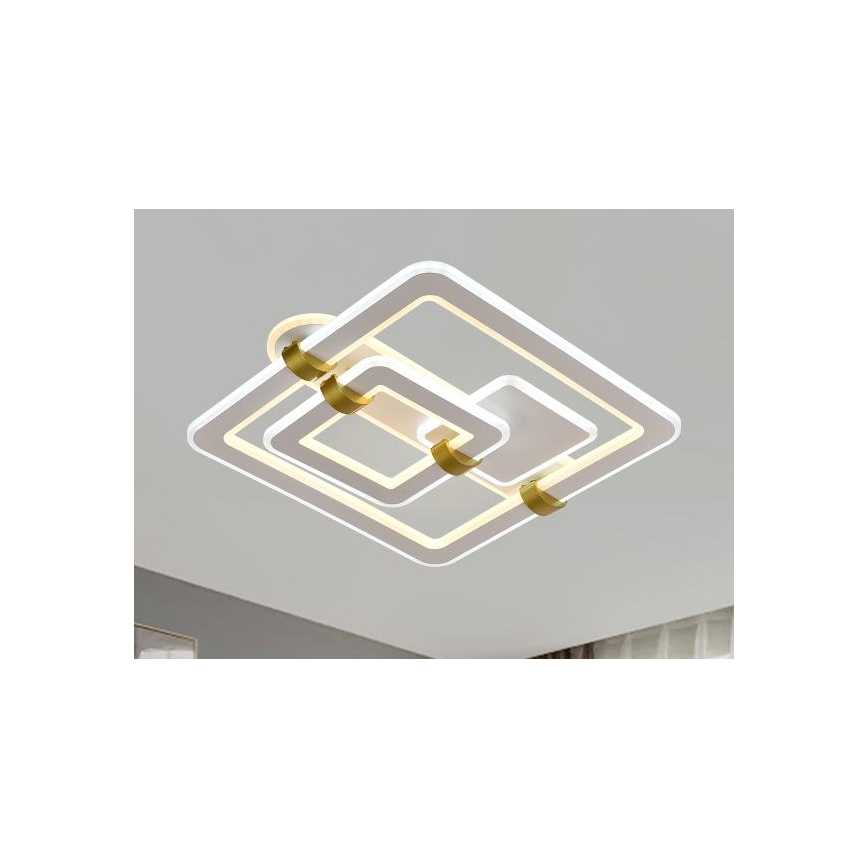 LED stropna svjetiljka s prigušivanjem LED/140W/230V 3000-6500K + daljinski upravljač