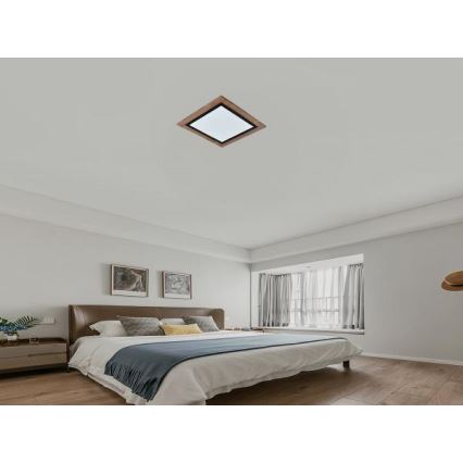 LED stropna svjetiljka s prigušivanjem LED/35W/230V 3000-6500K + daljinski upravljač