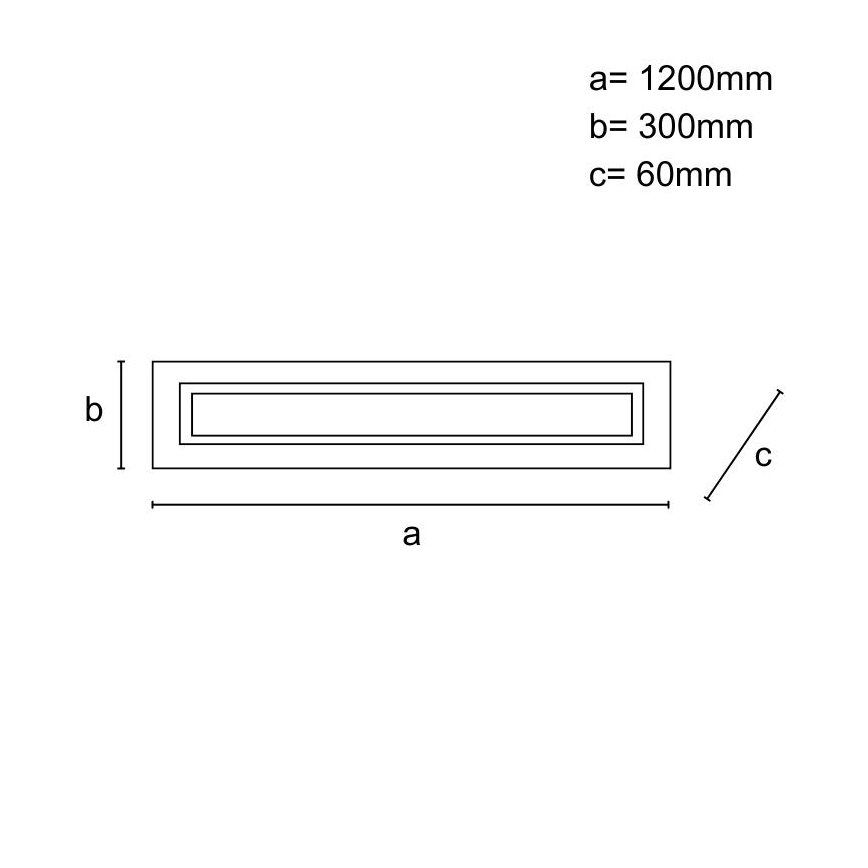 LED stropna svjetiljka s prigušivanjem LED/55W/230V 3000-6500K + daljinski upravljač