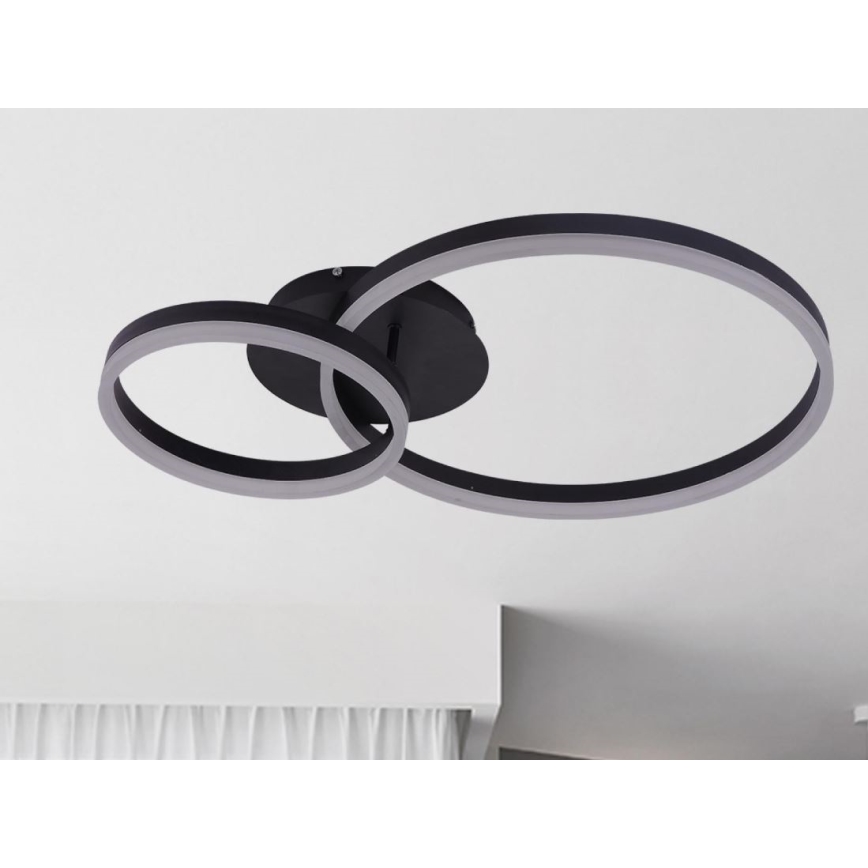 LED stropna svjetiljka s prigušivanjem LED/55W/230V 3000-6500K + daljinski upravljač