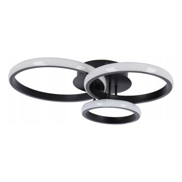 LED stropna svjetiljka s prigušivanjem LED/70W/230V 3000-6500K crna + daljinski upravljač