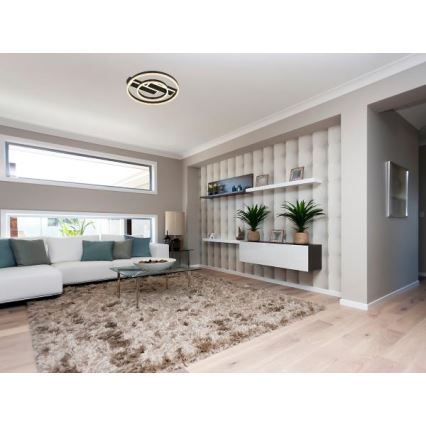 LED stropna svjetiljka s prigušivanjem LED/80W/230V 3000-6500K + daljinski upravljač