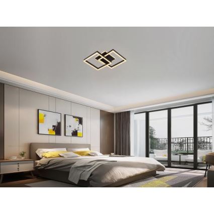LED stropna svjetiljka s prigušivanjem LED/80W/230V 3000-6500K + daljinski upravljač