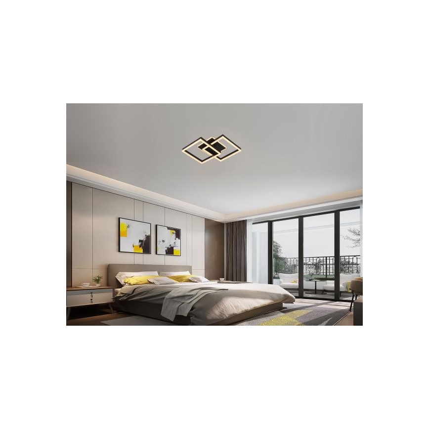 LED stropna svjetiljka s prigušivanjem LED/80W/230V 3000-6500K + daljinski upravljač