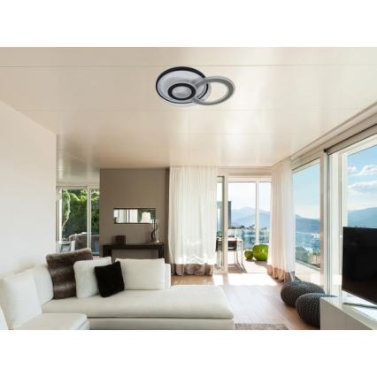 LED stropna svjetiljka s prigušivanjem LED/95W/230V 3000-6500K + daljinski upravljač