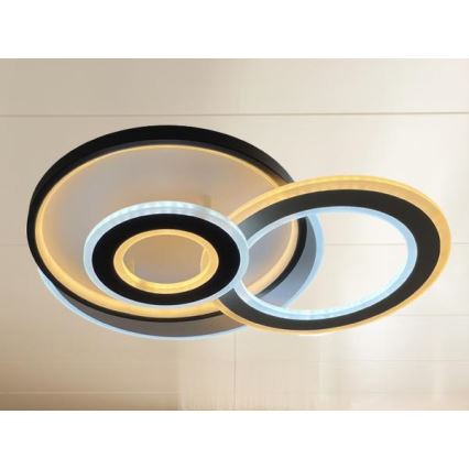 LED stropna svjetiljka s prigušivanjem LED/95W/230V 3000-6500K + daljinski upravljač