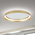 LED stropna svjetiljka s prigušivanjem MANTA LED/38W/230V 2700/3000/4000K promjera 45 cm zlatna