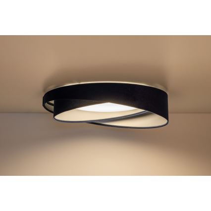LED stropna svjetiljka s prigušivanjem SMART GALAXY MODERN LED/24W/230V 3000-6500K Ø 55 cm plava/srebrna + daljinski upravljač