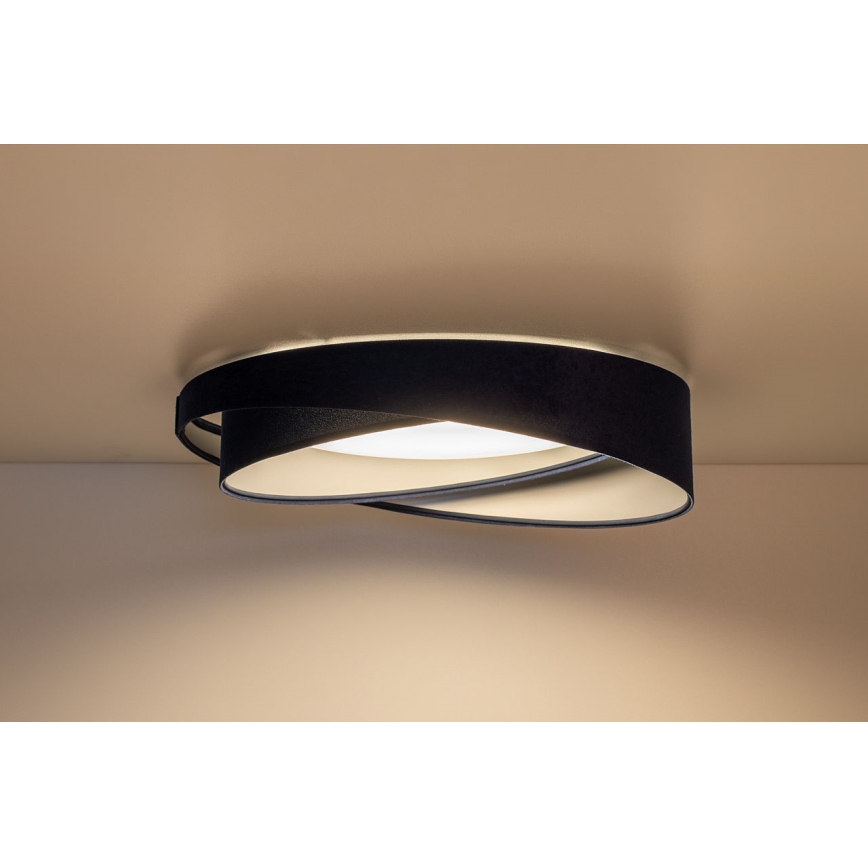 LED stropna svjetiljka s prigušivanjem SMART GALAXY MODERN LED/24W/230V 3000-6500K Ø 55 cm plava/srebrna + daljinski upravljač