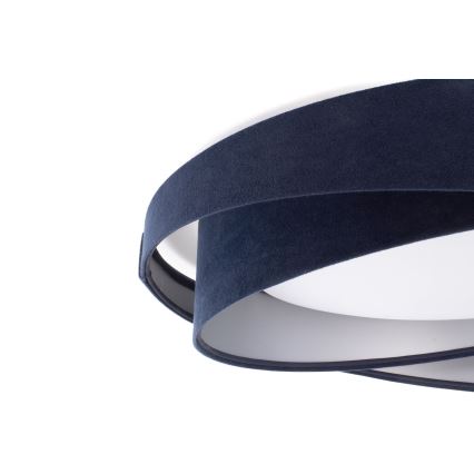 LED stropna svjetiljka s prigušivanjem SMART GALAXY MODERN LED/24W/230V 3000-6500K Ø 55 cm plava/srebrna + daljinski upravljač