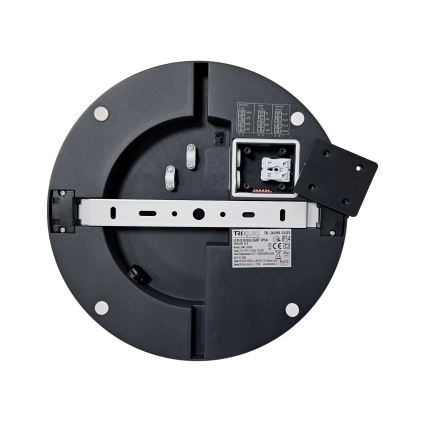 LED Stropna kupaonska svjetiljka sa senzorom ELLÉ LED/24W/230V 3000/4000/6500K promjer 26 cm IP54 antracit