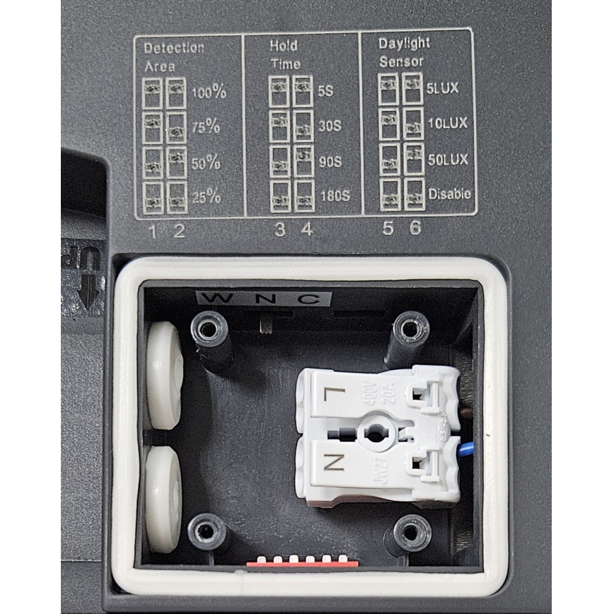 LED Stropna kupaonska svjetiljka sa senzorom ELLÉ LED/24W/230V 3000/4000/6500K promjer 26 cm IP54 antracit