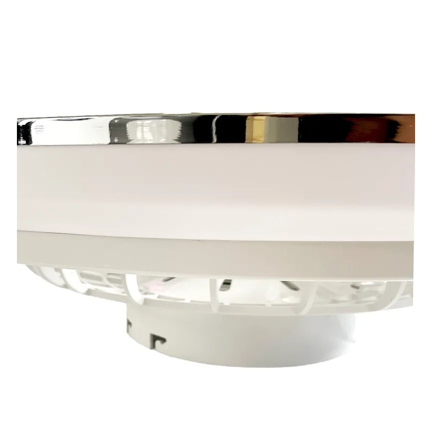 LED Prigušiva stropna svjetiljka s ventilatorom OPAL LED/48W/230V 3000-6500K + daljinski upravljač