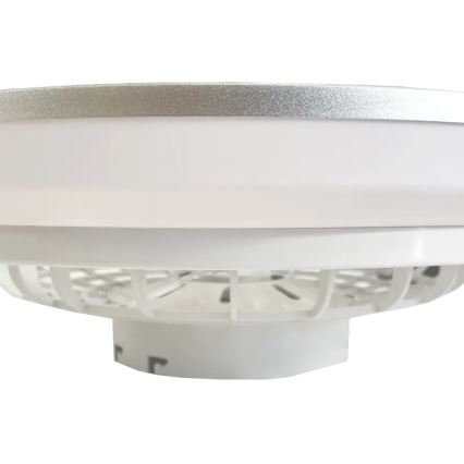 LED Prigušiva stropna svjetiljka s ventilatorom OPAL LED/48W/230V 3000-6500K + daljinski upravljač