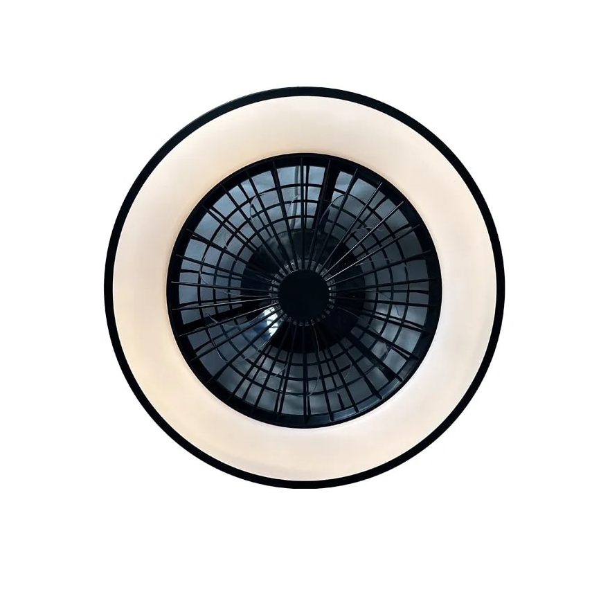 LED Prigušiva stropna svjetiljka s ventilatorom OPAL LED/48W/230V 3000-6500K + daljinski upravljač