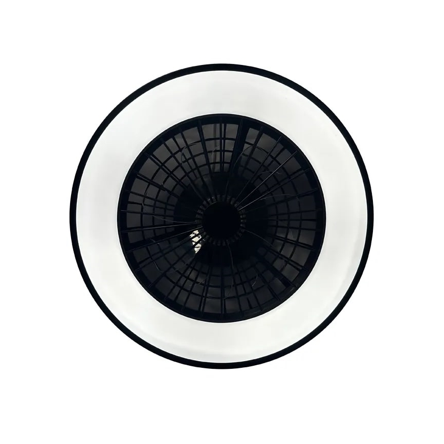 LED Prigušiva stropna svjetiljka s ventilatorom OPAL LED/48W/230V 3000-6500K + daljinski upravljač