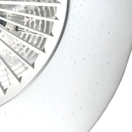 LED Prigušiva stropna svjetiljka s ventilatorom OPAL LED/72W/230V 3000-6500K + daljinski upravljač