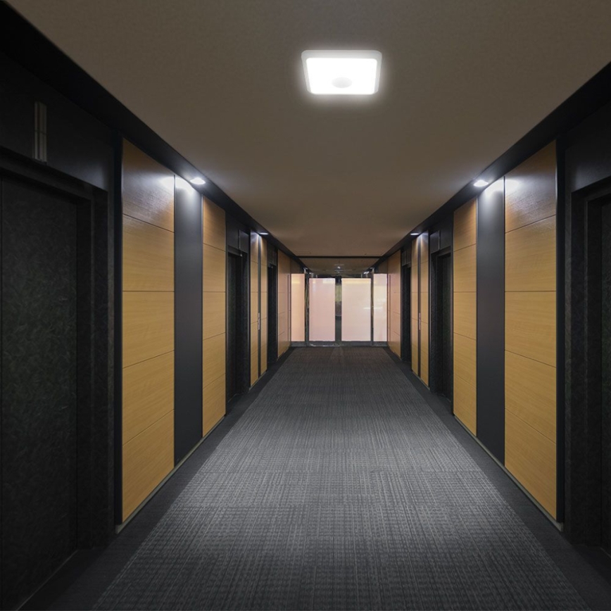 LED Stropna svjetiljka sa senzorom SAMSUNG CHIP LED/12W/230V 3000/4000/6000K bijela