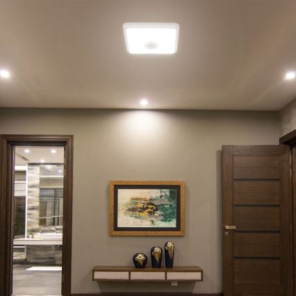 LED Stropna svjetiljka sa senzorom SAMSUNG CHIP LED/12W/230V 3000/4000/6000K bijela