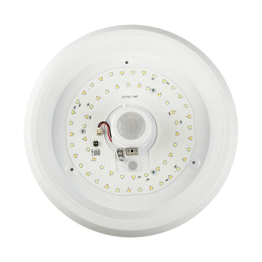LED Stropna svjetiljka sa senzorom SAMSUNG CHIP LED/12W/230V 3000/4000/6000K pr. 29 cm bijela